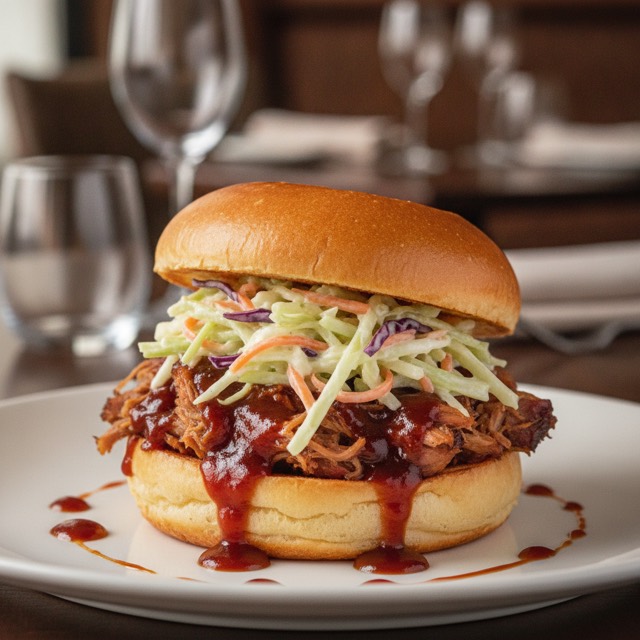 Pulled pork bun